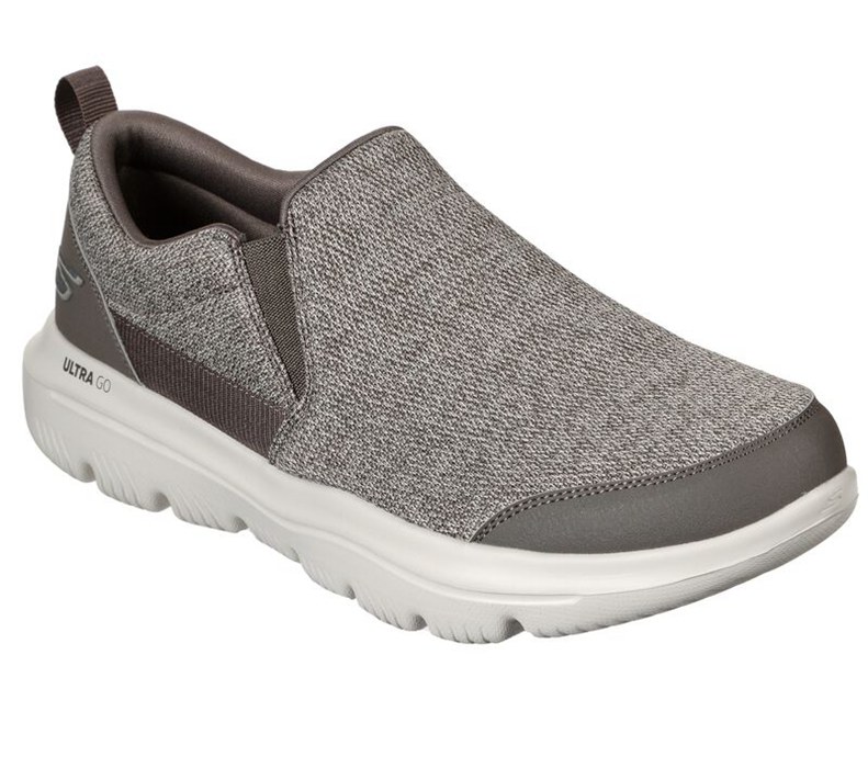 Skechers Gowalk Evolution Ultra - Vectron - Mens Slip On Shoes Dark Grey [AU-AB1136]